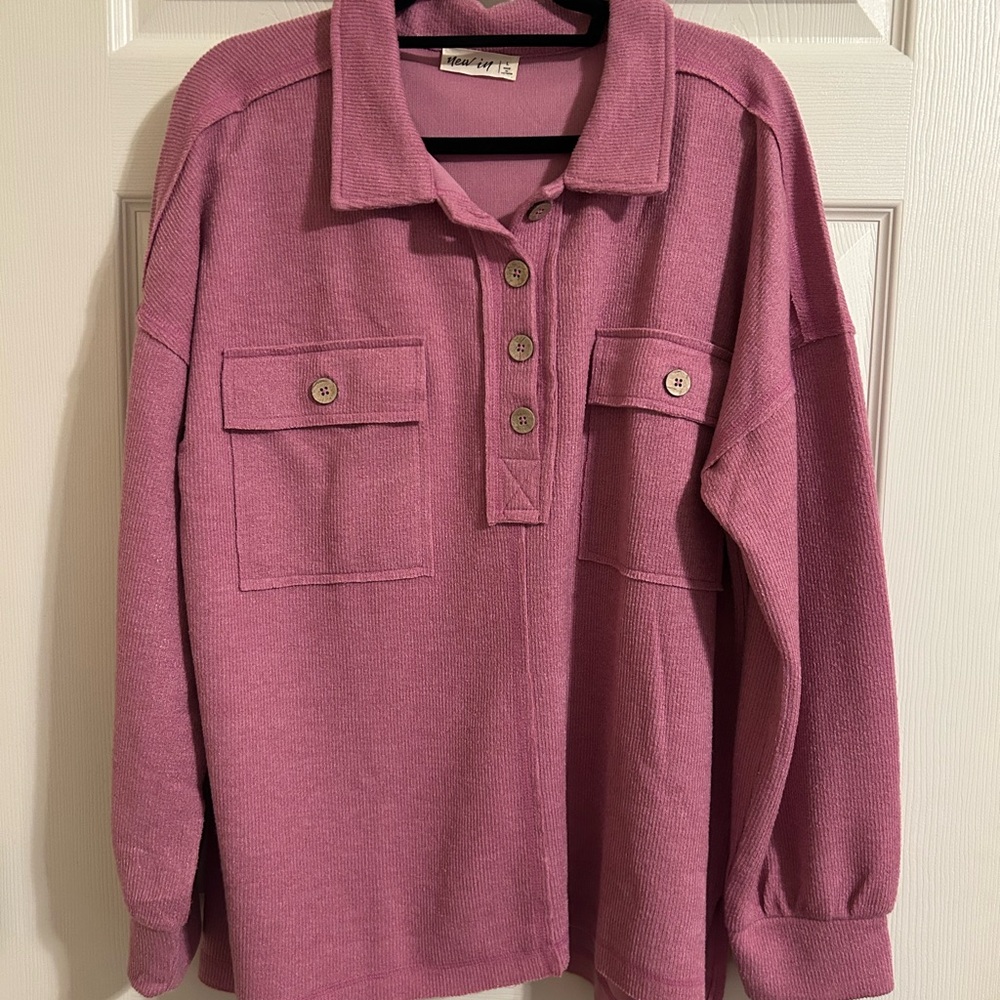 Pink Button-Down Shirt